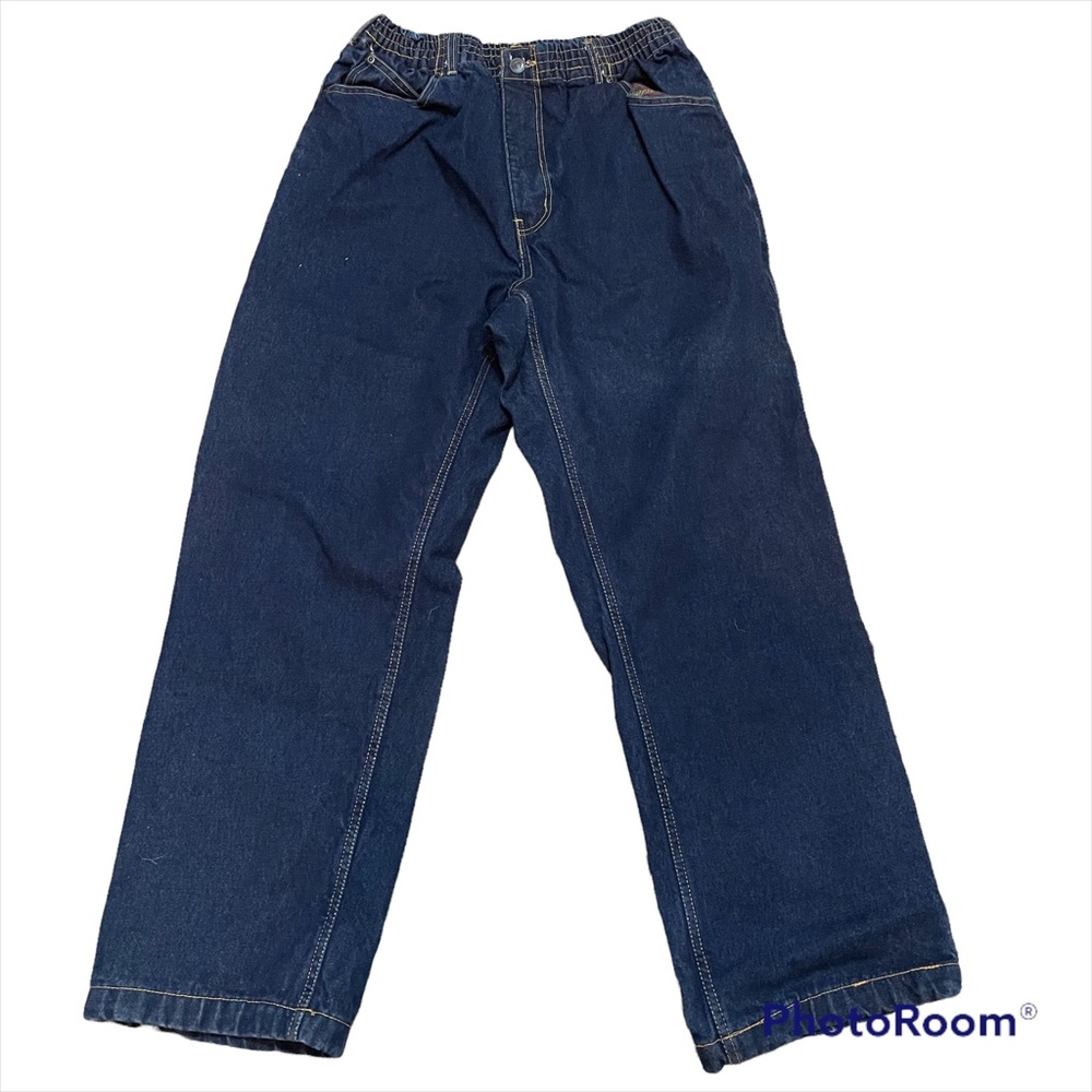 Habands Icehouse Flannel Lined Slacks Jeans Sz 34M Men Winter Fall Work Outdoor